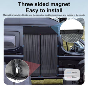 Dawnjaccee side door with screen for quick size and fit reference