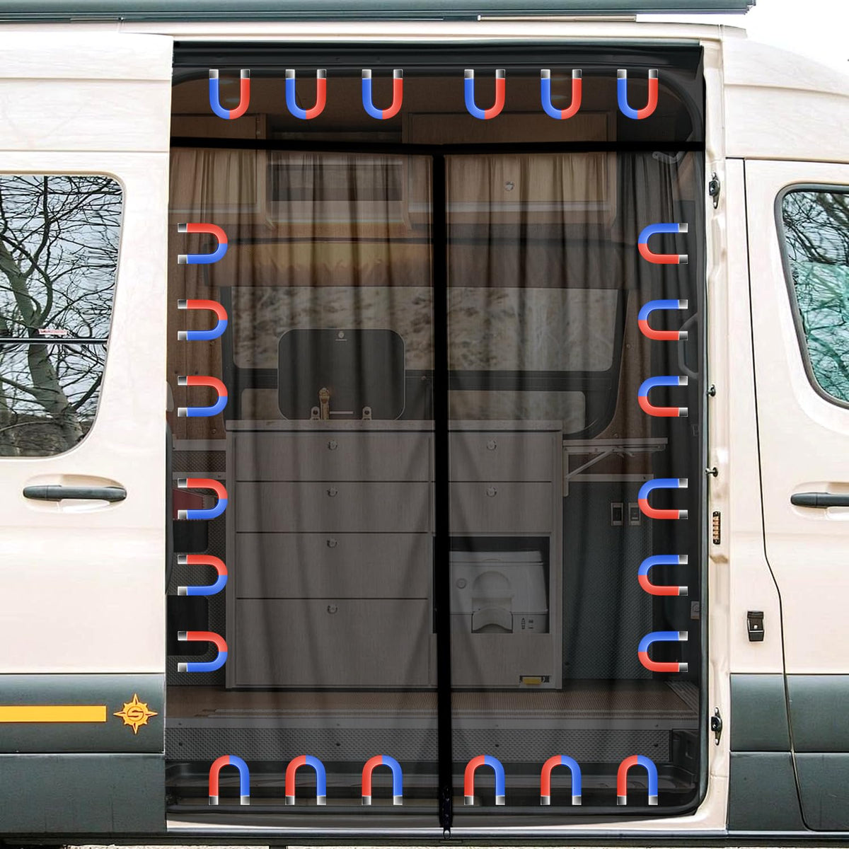 Dawnjaccee front view showing full panel and easy ventilation benefits