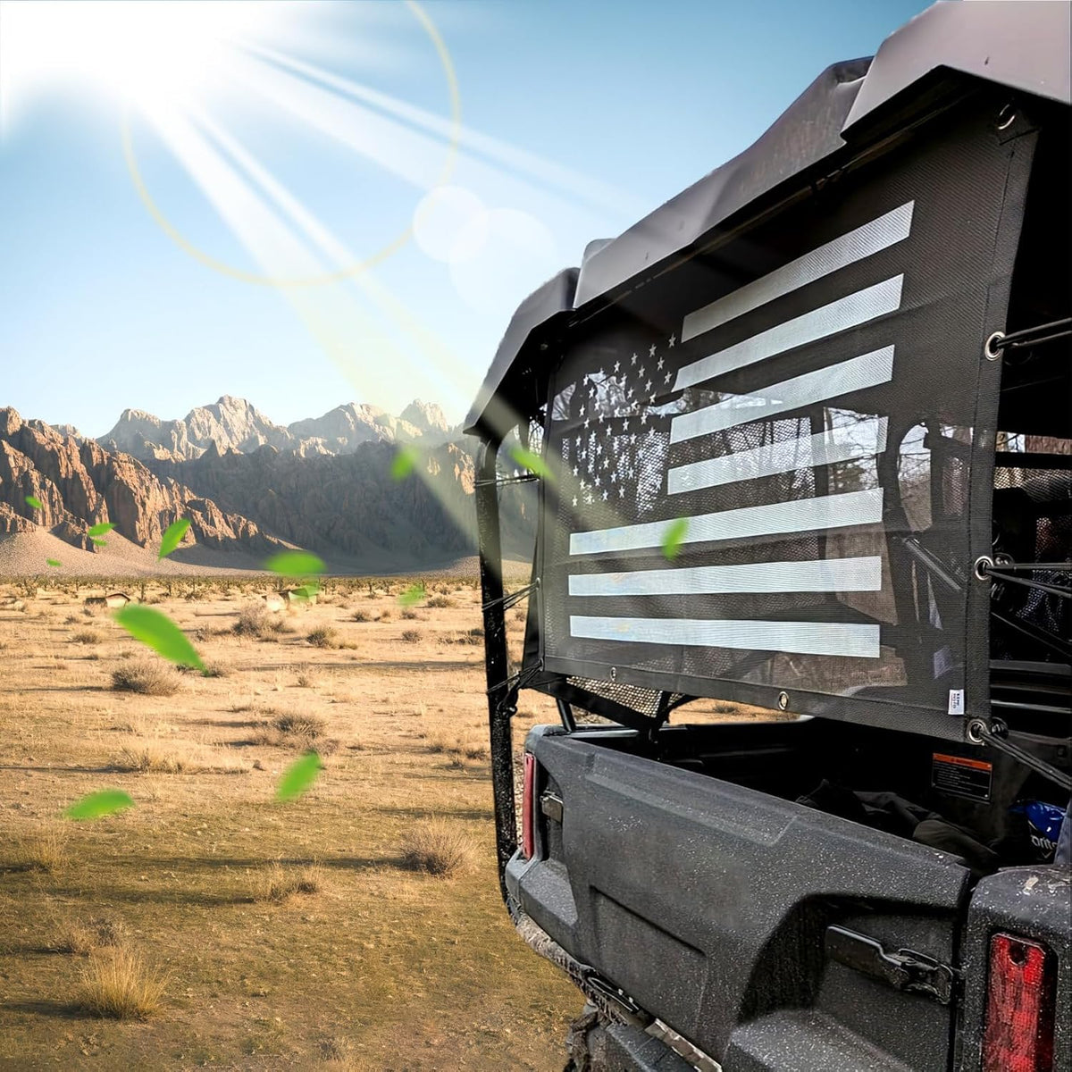 Dawnjaccee lifestyle shot on trail reducing dust for comfort