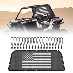 Dawnjaccee net beside seat and roll cage showing compact size and fit