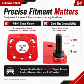 DAWNROAD hardware and finish closeup highlighting Grade 12.9 bolts and corrosion resistance