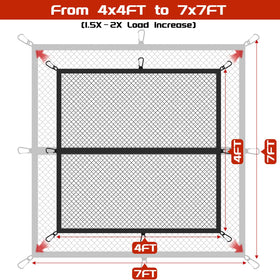 Dayacoco close-up of 1x1 ultra-fine mesh highlighting secure small-item protection