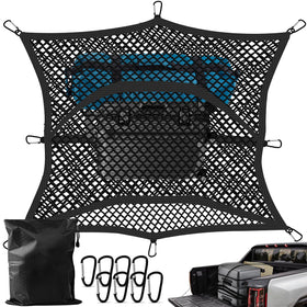 Dayacoco front packaging showing net and storage bag for easy identification and portability