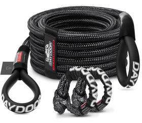 DAYDOOR front packaging showing gray tow rope kit and brand benefit