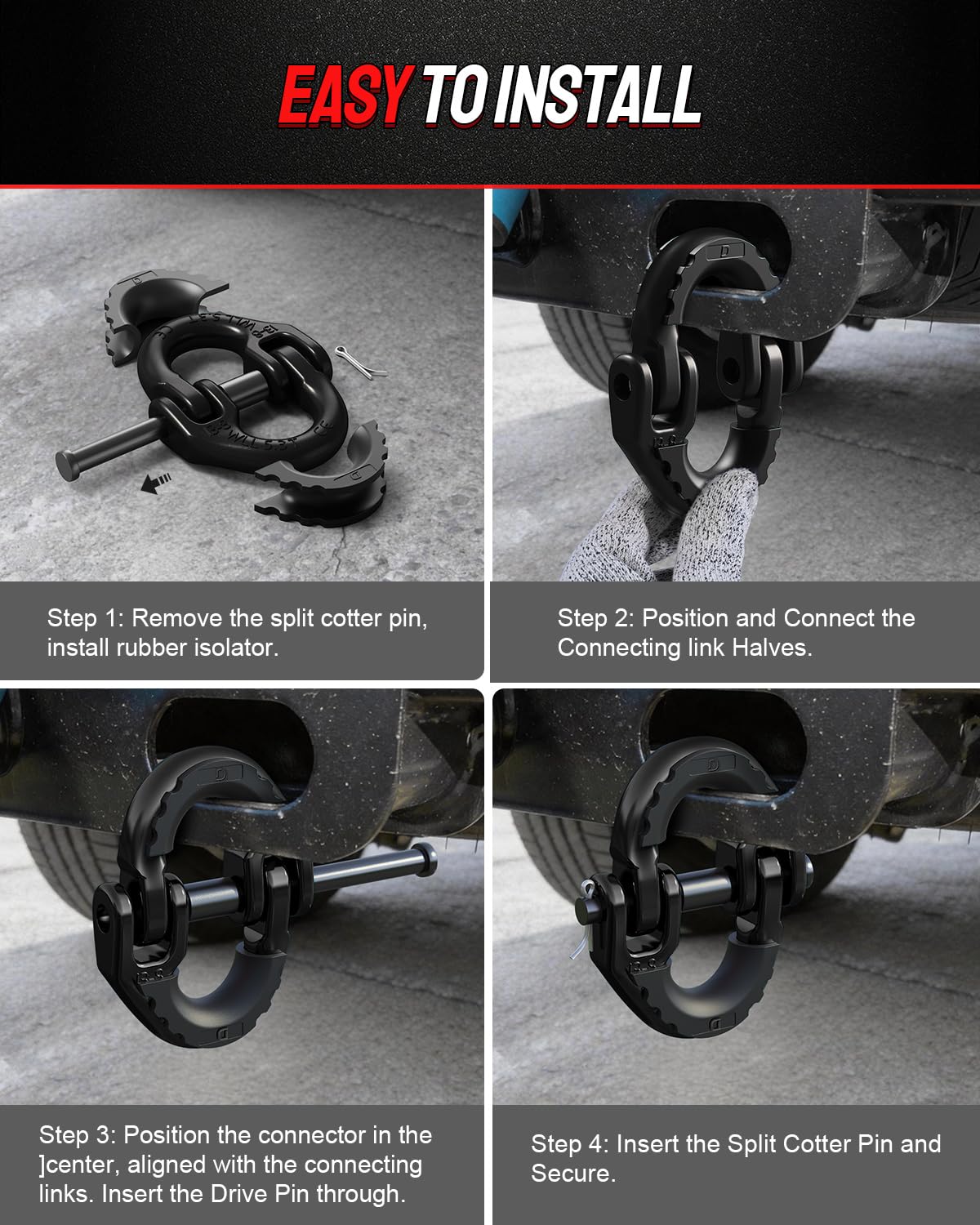 DAYDOOR connectors in towing scenario with trailer, illustrates real-world reliability benefit