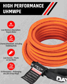 DAYDOOR used as winch extension on vehicle, extends reach safely