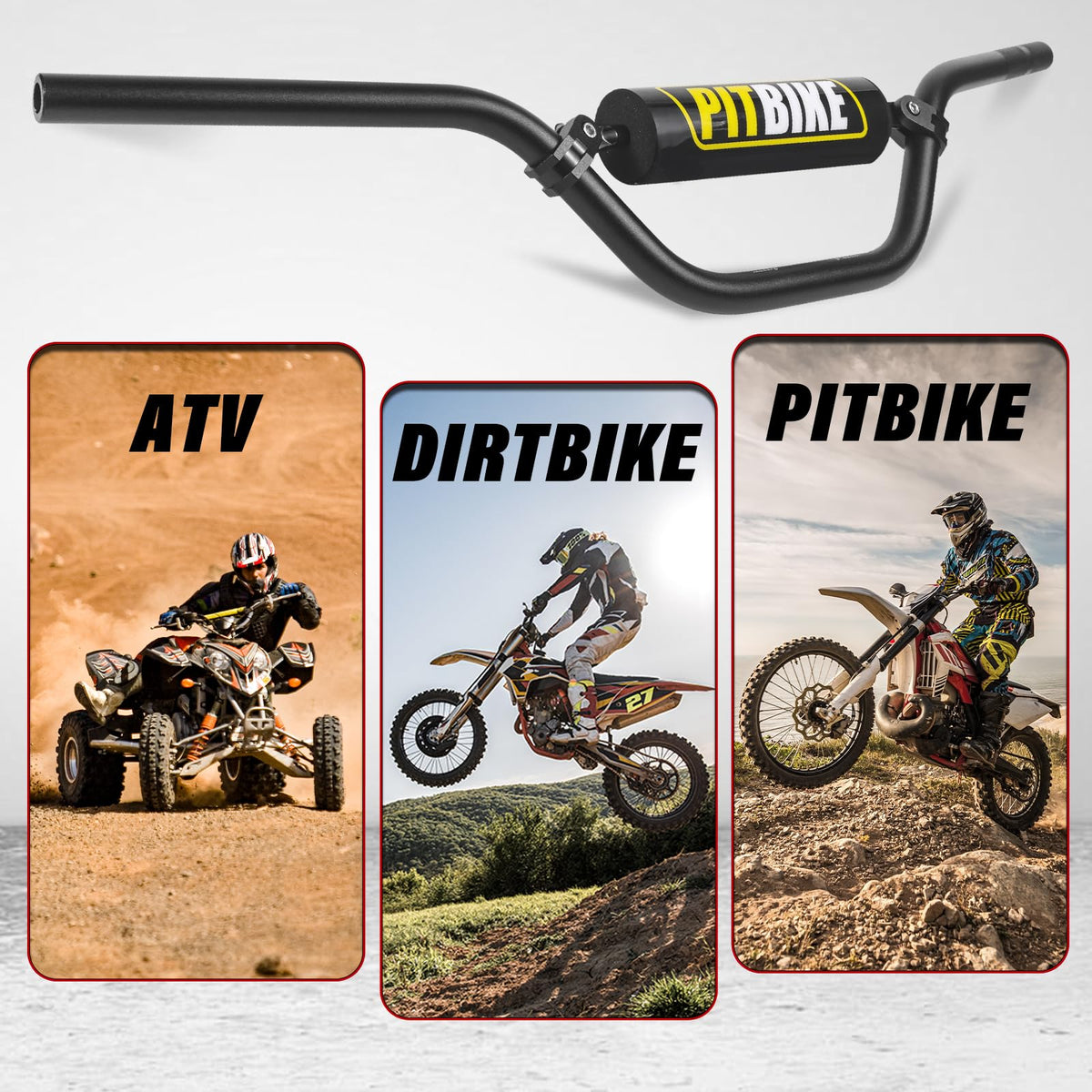 DAYIMADE installed on dirt bike illustrating improved control