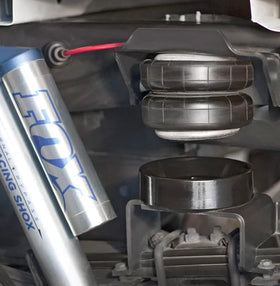 Daystar cradle installed on truck illustrating full suspension travel benefit