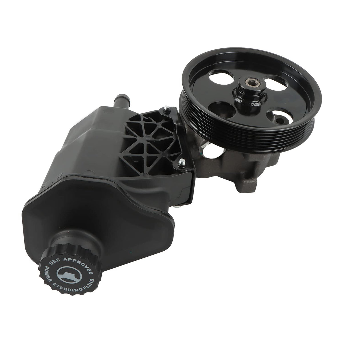 Daysyore front view of pump assembly showing mounting points and reliability