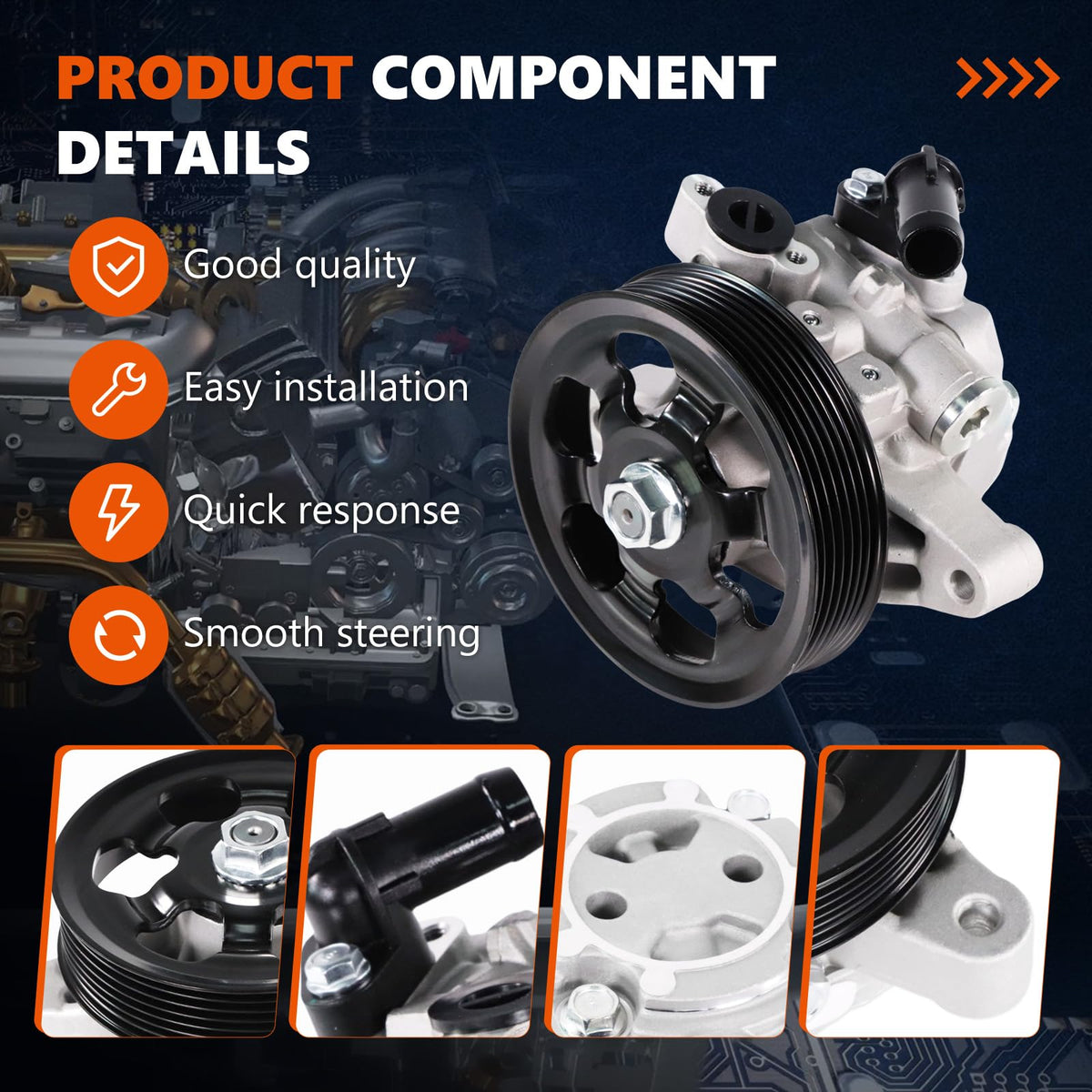 Daysyore ports and mounts close-up highlighting correct OEM fitment