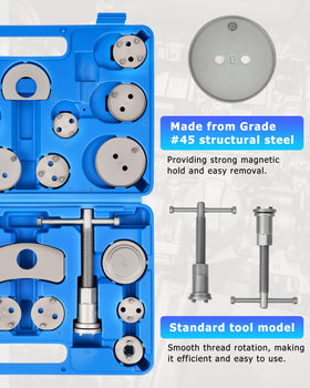DAYUAN close-up of 18 adapters highlighting fit options and corrosion resistance