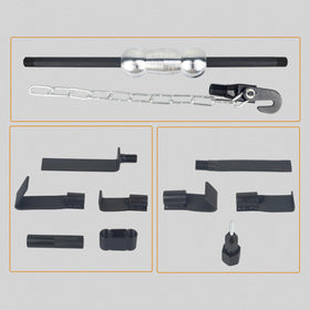 DAYUAN assorted hardened forged adapters laid out for versatile pulls