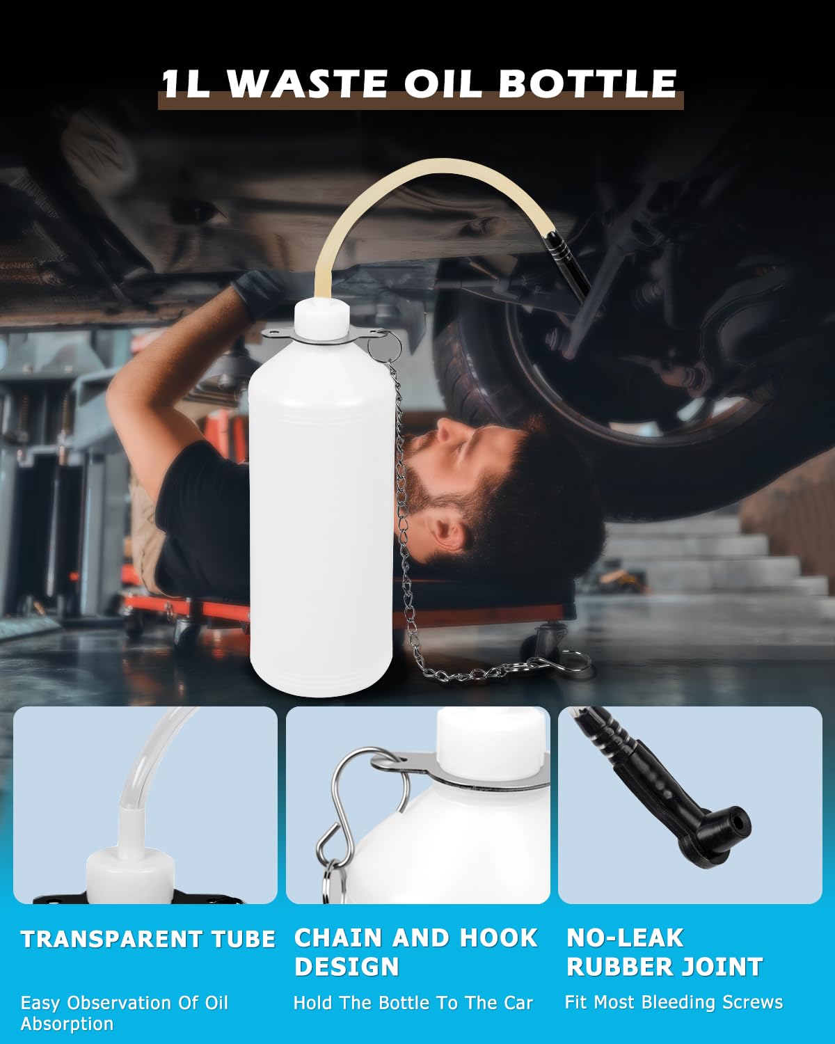 DAYUAN transparent hoses layout showing tidy routing and spill reduction