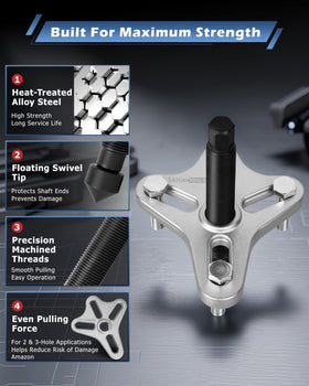 DAYUAN bolts and adapters laid out displaying many sizes for versatile vehicle fitment