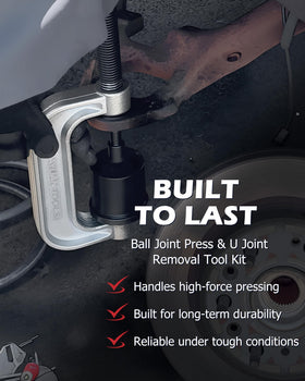 DAYUAN C-frame press close-up showing hardened steel and high compressive strength