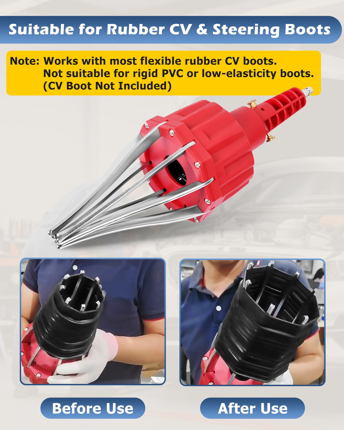 DAYUAN close-up of expander fingers demonstrating even expansion and safer installation