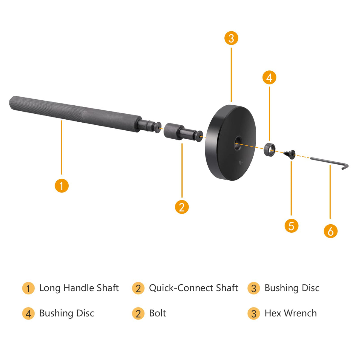 DAYUAN stacked discs pressing a bearing to ensure even force and protection