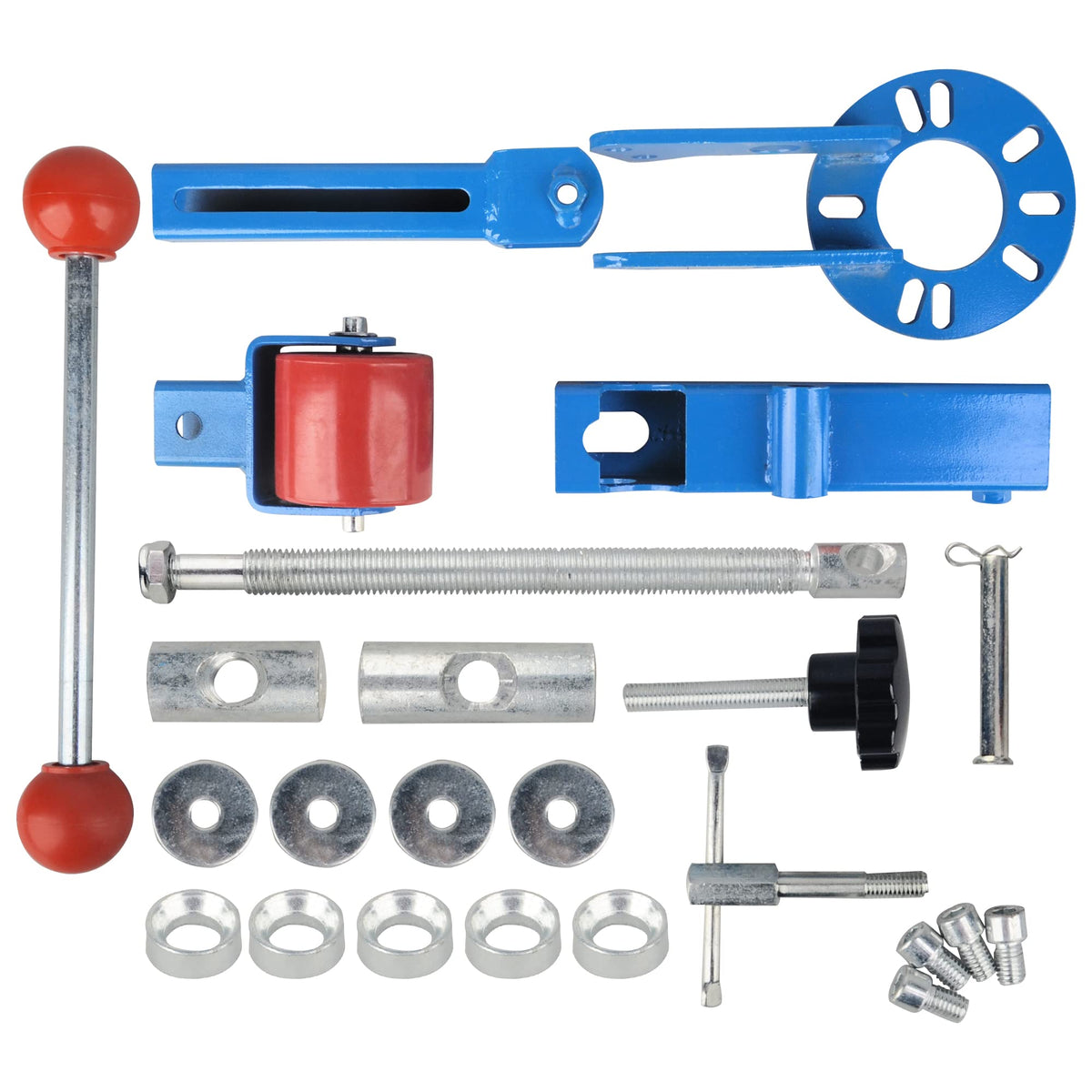 DAYUAN tool inside wheelwell in use for precise fender reforming