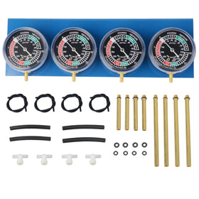 DAYUAN installed on bench setup for organized multi-carb adjustments