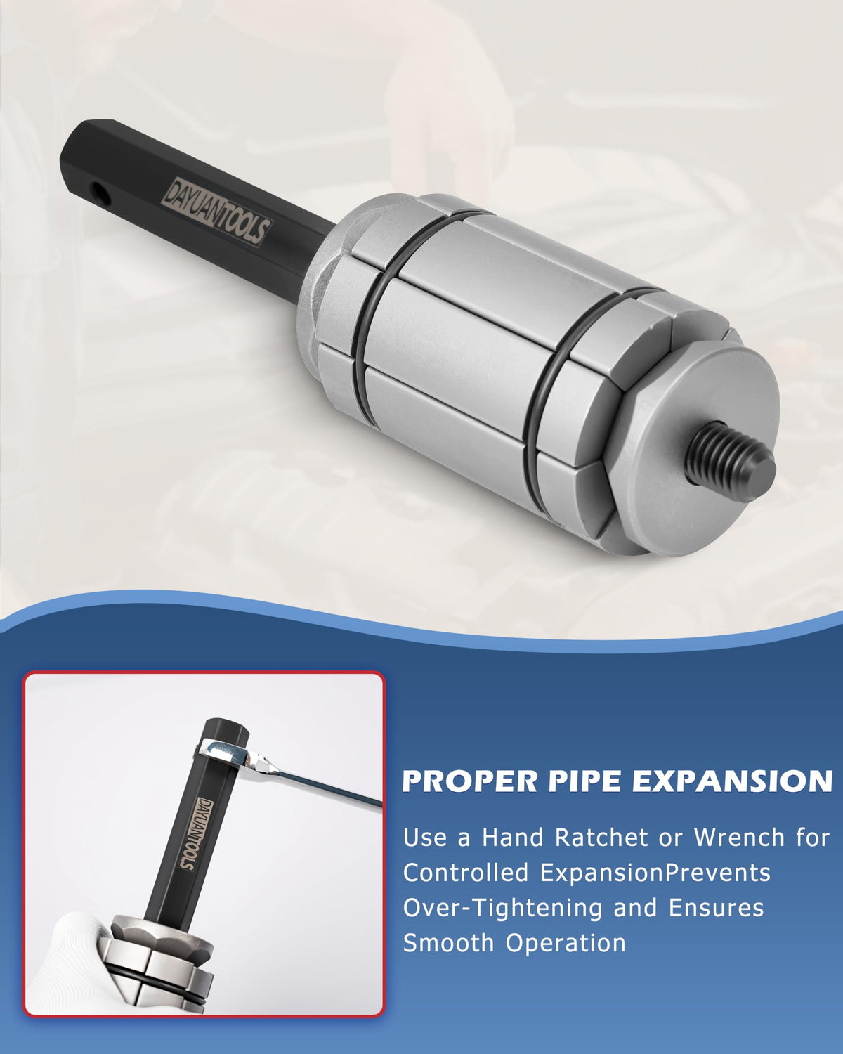 DAYUAN large expander thread detail illustrating robust construction for strength