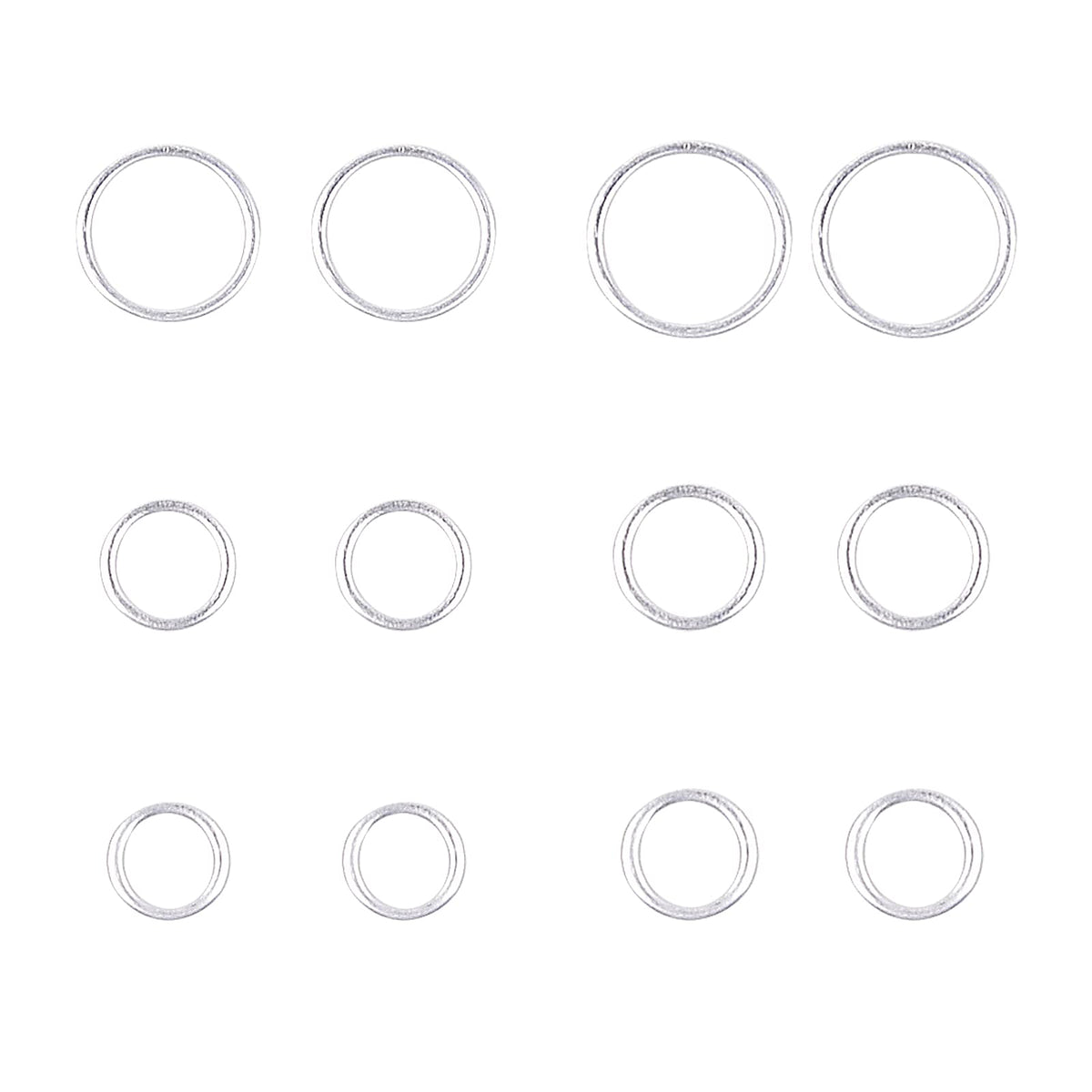 DAYUAN replacement drain plugs and copper washers laid out for quick selection