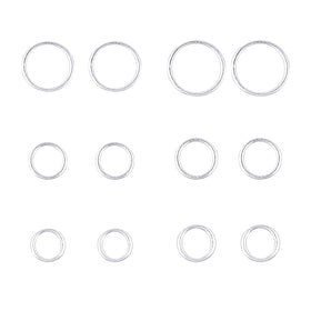 DAYUAN replacement drain plugs and copper washers laid out for quick selection