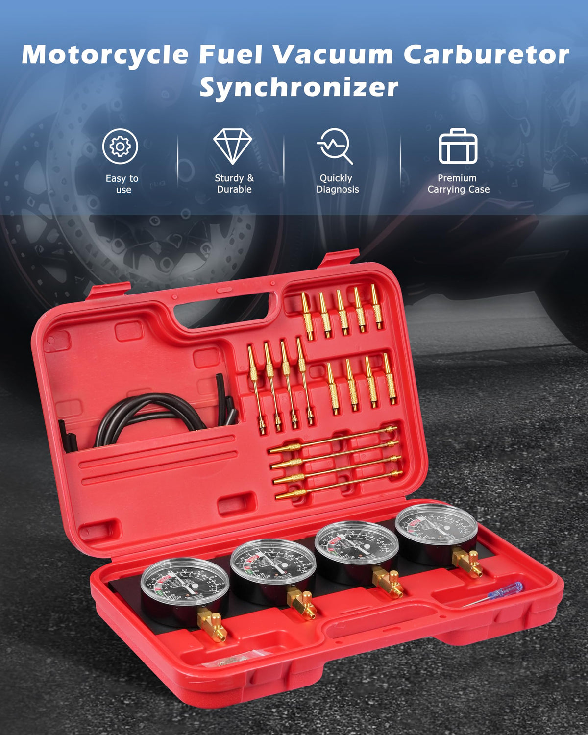 DAYUAN gauge face and control knobs for precise vacuum measurement
