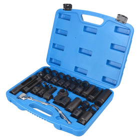 DAYUAN close-up of chrome vanadium sockets showing durable finish and strength