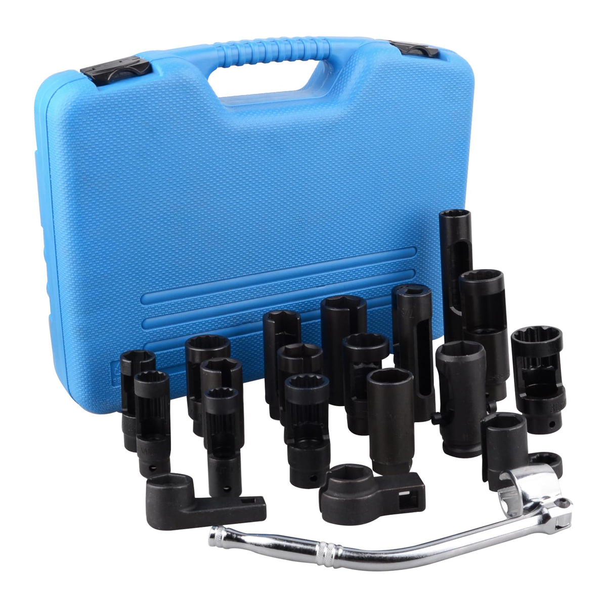 DAYUAN socket engaged on exhaust oxygen sensor demonstrating easier removal