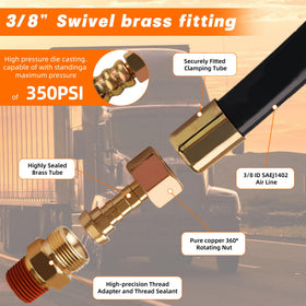 Dazakoot brass fitting close-up highlighting corrosion resistance and seal quality