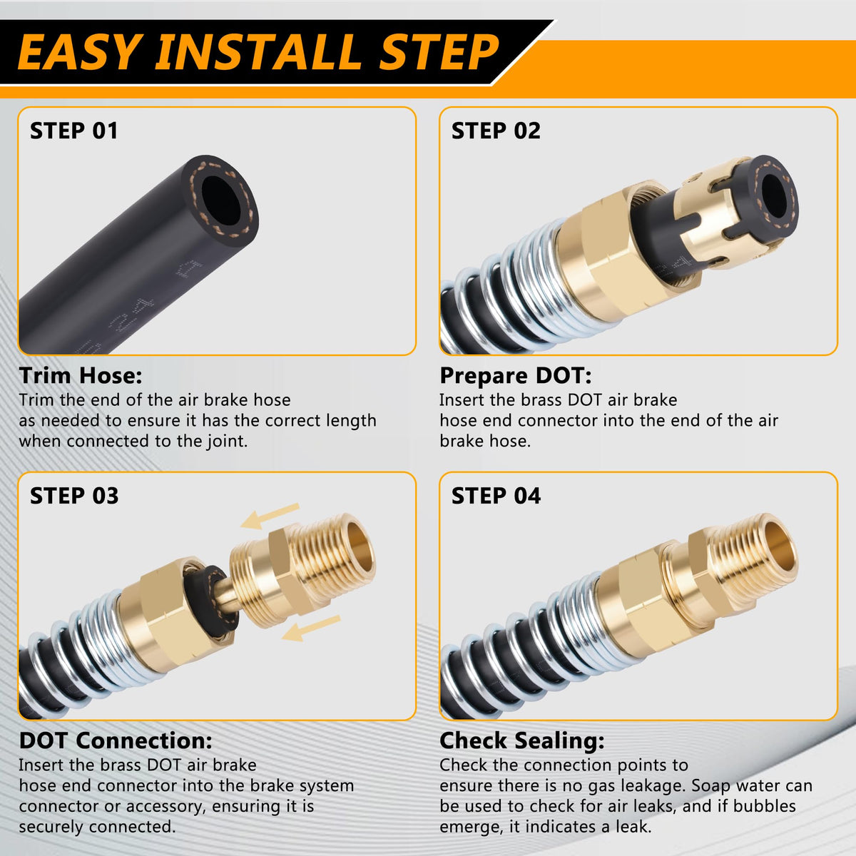 Dazakoot brass fittings in hand illustrating durable corrosion resistance