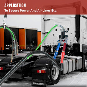 Dazakoot extra spring setup showing optional second spring for added support