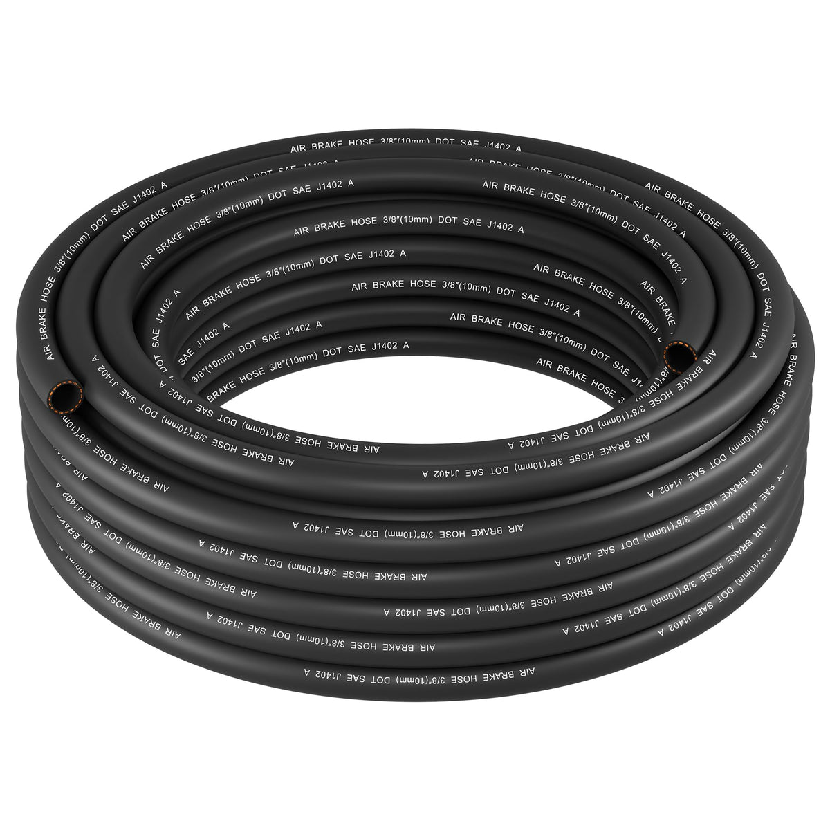 Dazakoot front spool view showing full 50ft hose and easy-handling benefit