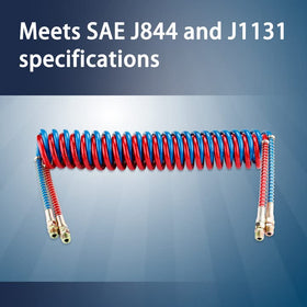 Dazakoot length scale with ruler showing compact 15ft coil for tight routing