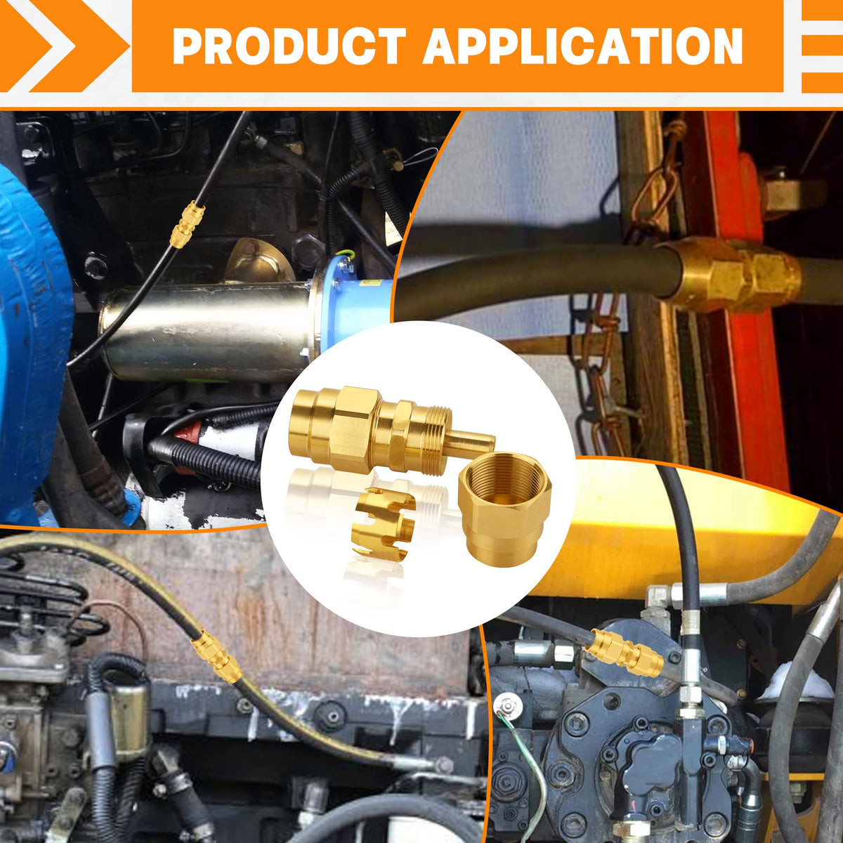 Dazakoot union installed on truck air hose showing reliable fleet performance benefit