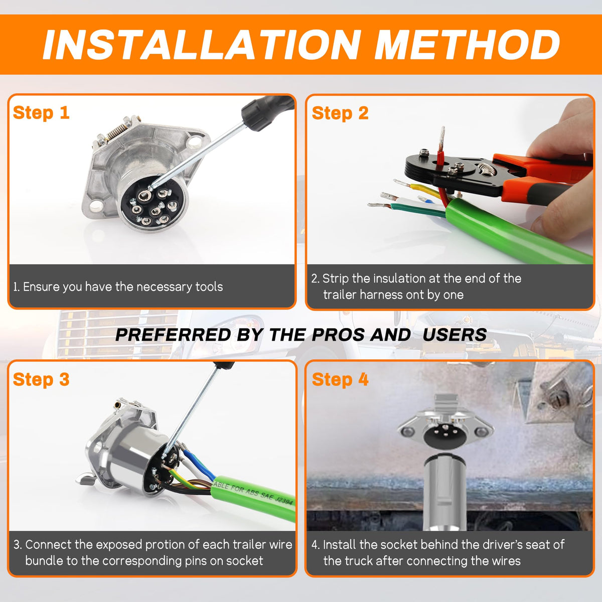 Dazakoot backside wiring terminals with clear pin layout for fast, accurate installation