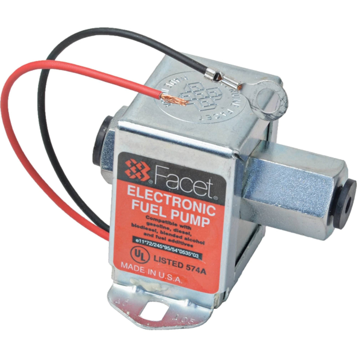 DB Electrical Facet pump front view showing compact design and reliable replacement benefits