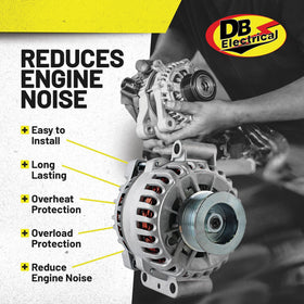 DB Electrical side view showing mounting points, helps verify direct-fit