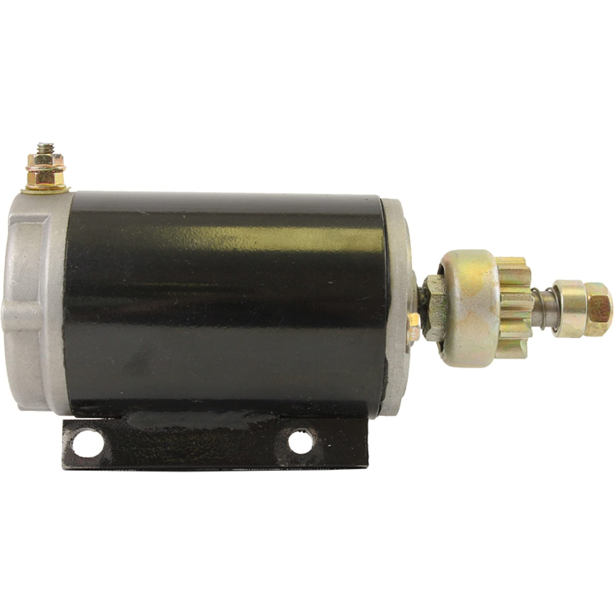 DB Electrical starter close-up of nine-tooth drive demonstrating gear profile match