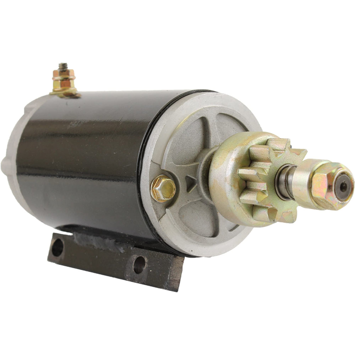 DB Electrical starter front view showing housing and mounting for easy replacement