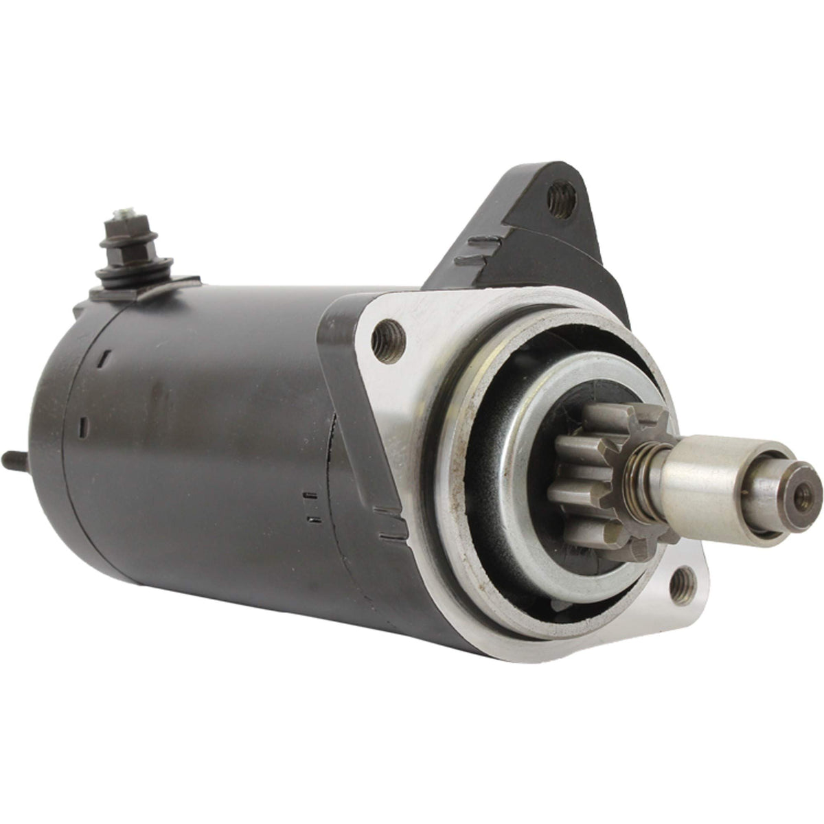 DB Electrical starter front view showing housing and durable construction benefit