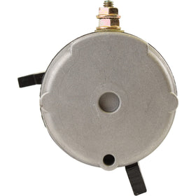 DB Electrical starter installed on outboard motor illustrating proper fit and alignment