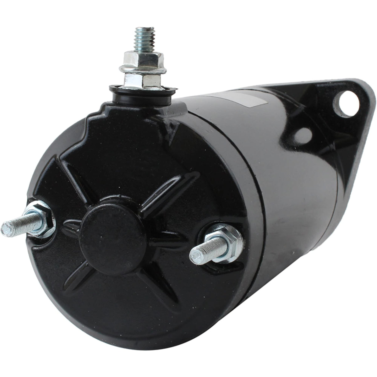 DB Electrical starter mounting ears with 9.0mm holes for easy bolt alignment