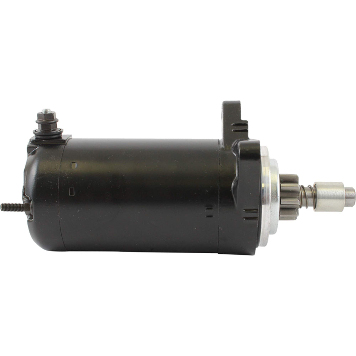 DB Electrical starter pinion close-up highlighting 9-tooth precision engagement benefit