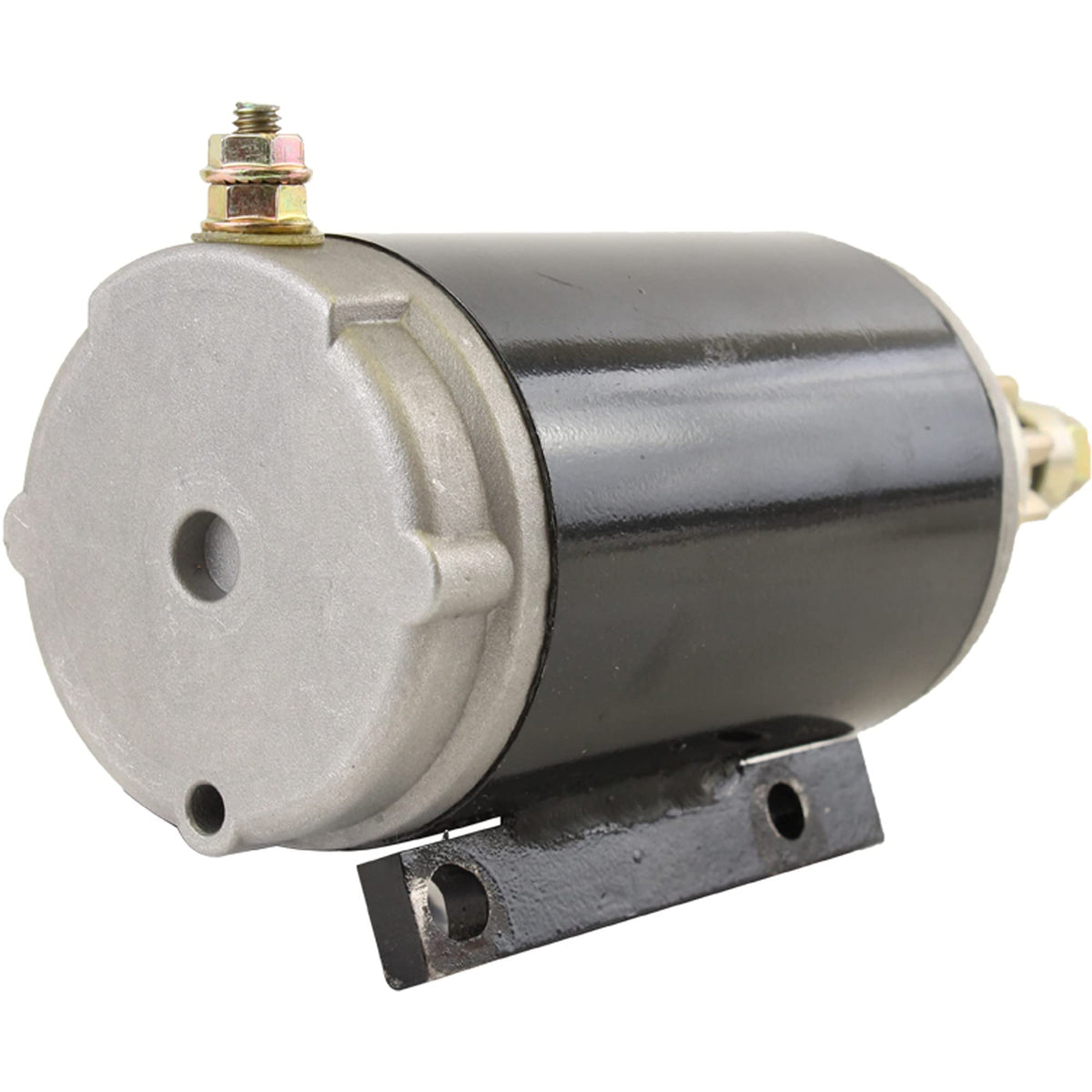 DB Electrical starter side label with specs and OEM cross-reference for verification