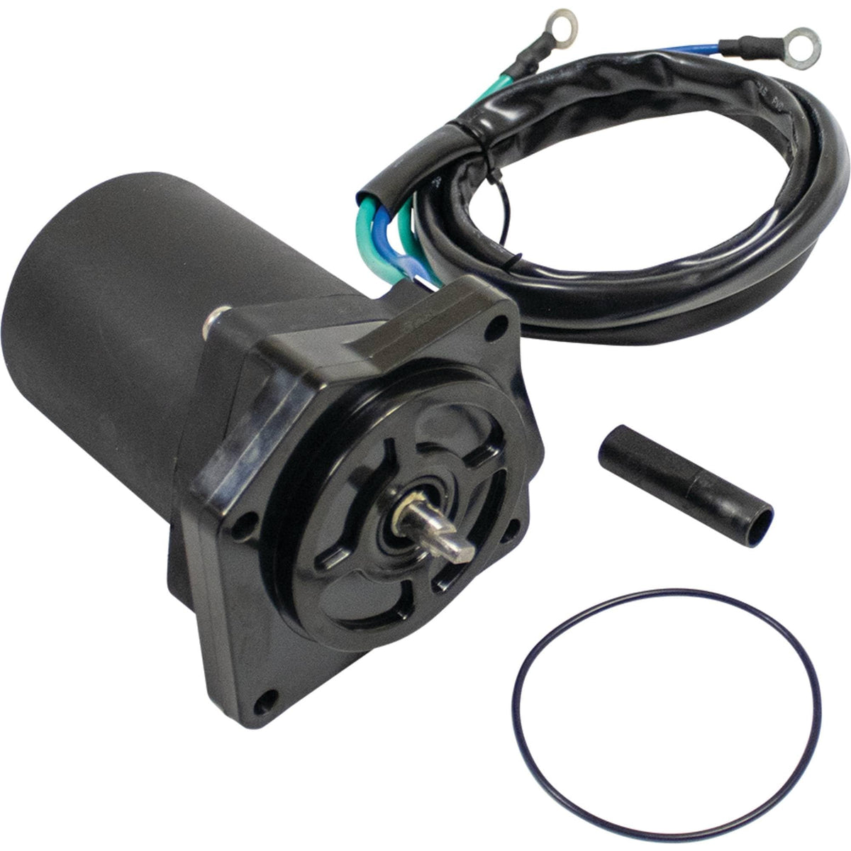 DB Electrical tilt and trim motor front view showing compact housing and fit