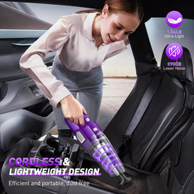 DBHAL vacuum placed on kitchen table in everyday setting for quick countertop and spill cleanup