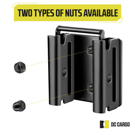 DC Cargo Mall zinc plated surface detail resisting corrosion for long-lasting use