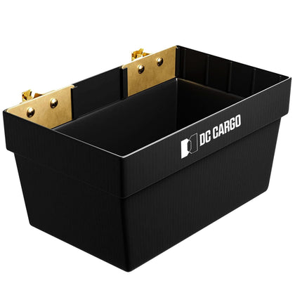 DC Cargo Mall front view of E-track basket showing sturdy storage benefit