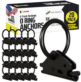 DC Cargo Mall front pack of 20 O-rings showing quantity and heavy-duty design for organized storage